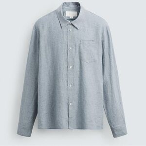 Zara Men’s Relaxed Fit Light Blue Shirt